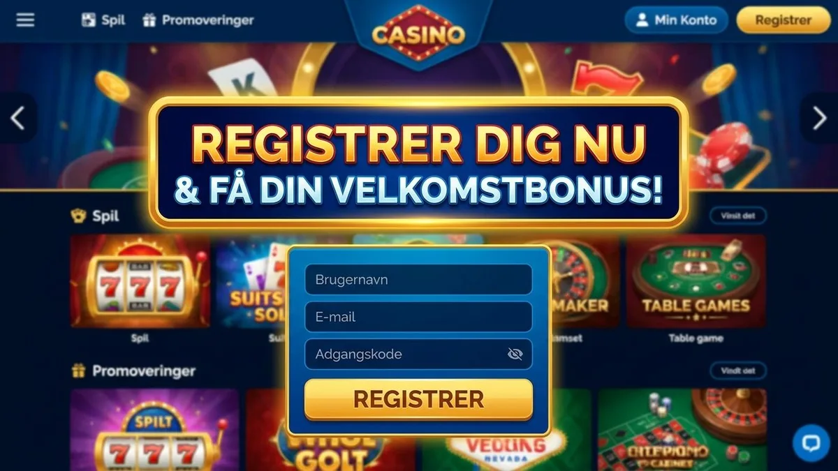 Registrer dig med bonus